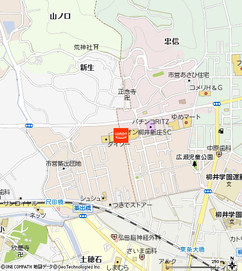 マックスバリュ柳井新庄店付近の地図